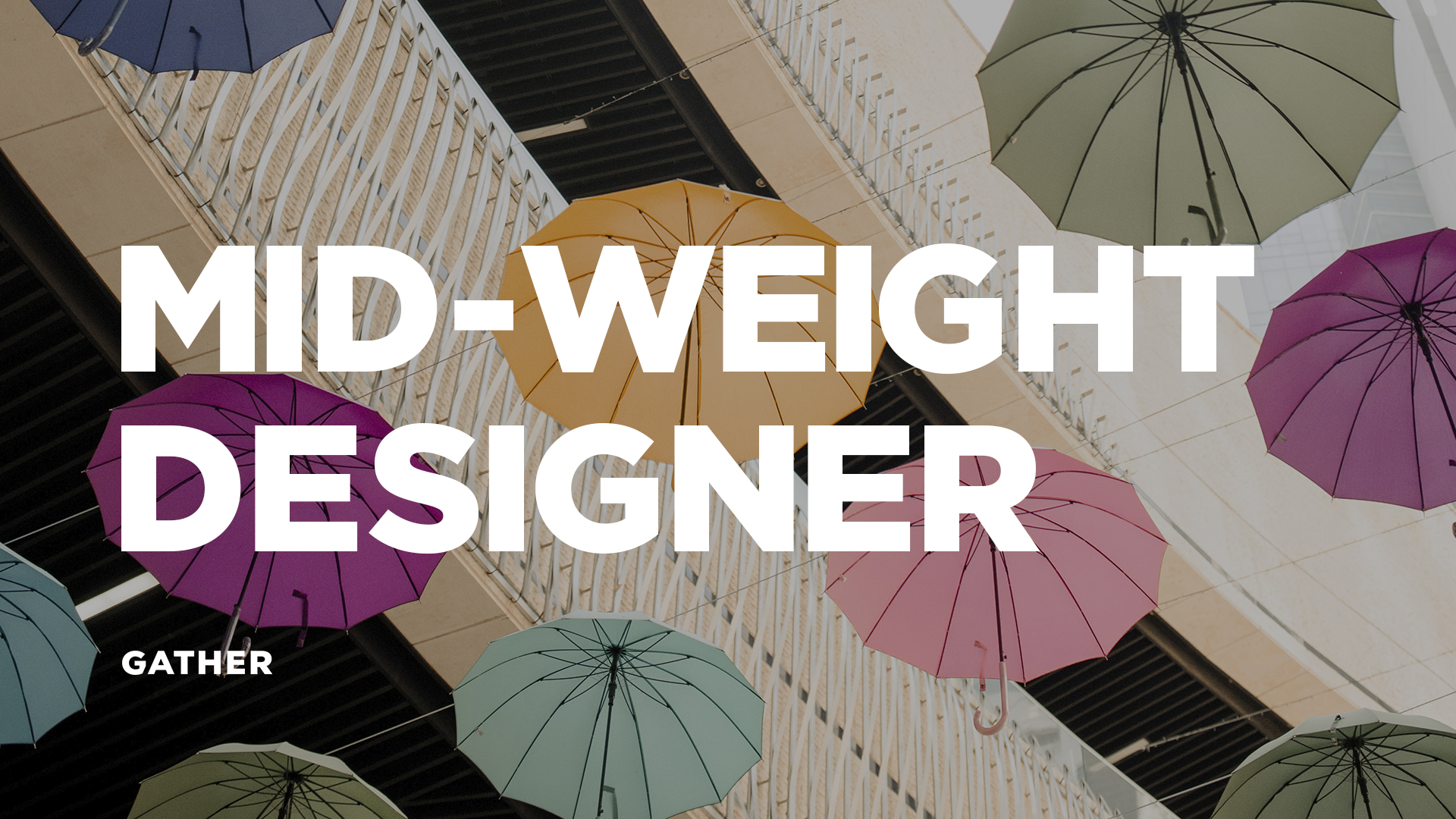 mid-weight designer creative job vacancy